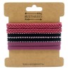 6 Hair Ties - Set Purple