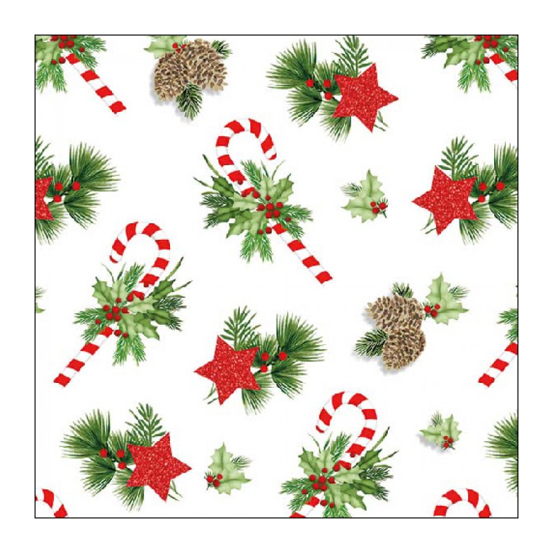 20 Paper lunch napkins - Ornaments For X-Mas - 1 pack - Ambiente 20 Paper lunch napkins - Ornaments For X-Mas - 1 pack - Ambiente