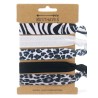 Ibiza Hair Tie - Bracelet - Animal Mix - 5 Hair Ties