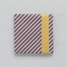 HOP - Wrapping Paper 70 cm - Duo Stripe Blue/Beet Red-Gold