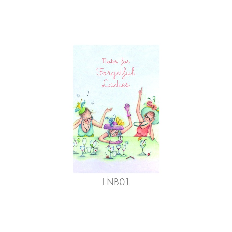 A6 - Notebook - Forgetful Ladies - Lined - Berni Parker A6 - Notebook - Forgetful Ladies - Lined - Berni Parker