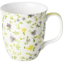 Mok - Fleurs yellow grey - 375ml - IHR - Bloemen