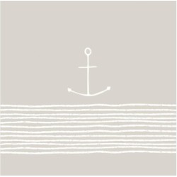paper lunch napkins - Pure Anchor taupe - PPD
