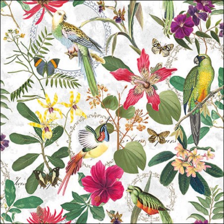 Ambiente - paper lunch napkins - Tropical jungle