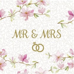 papieren lunch servetten - Wedding Day - Paper+Design