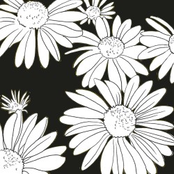 paper lunch napkins - Peggy  black - PPD