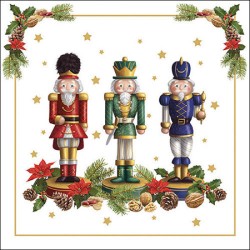 papieren lunch servetten - Bearded nutcracker - Ambiente - Kerst - Winter