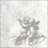 1 Pakje papieren lunch servetten - Classic angels silver - Ambiente - Kerst