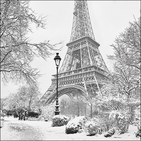 paper lunch napkins - Winter in Paris- Ambiente - Winter