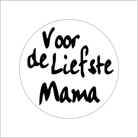 Liefste Mama - Sluitsticker - 25 Sticker