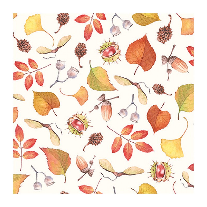 paper lunch napkins - Autumn details- Ambiente paper lunch napkins - Autumn details- Ambiente