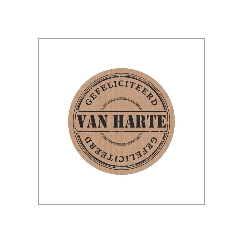 1 Set Stickers - Van Harte