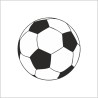 Voetbal - Sluitsticker - Sticker Voetbal - Sluitsticker - Sticker