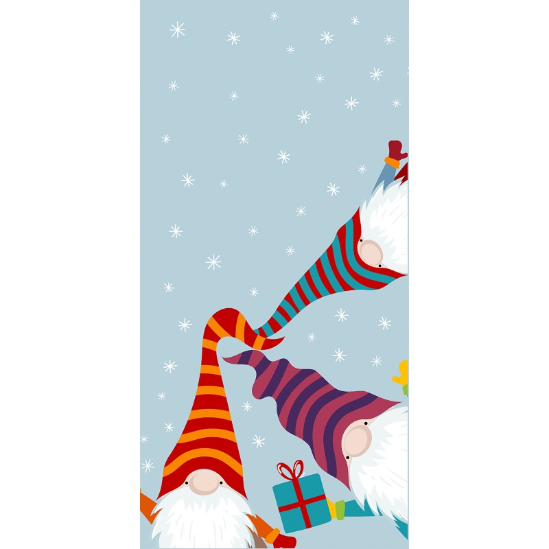 Zakdoeken - Nordic Santas - Paper+Design - Kerstman - Kabouter Zakdoeken - Nordic Santas - Paper+Design - Kerstman - Kabouter