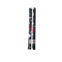 Gift wrapping paper - Xmas Nutcracker Green - Red - 30cm wide -  Christmas - Nutcracker - Baubles - Donuts - ballerina