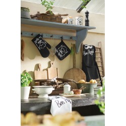 1 Pakje Papieren Lunch Servetten - Chef black - Ambiente