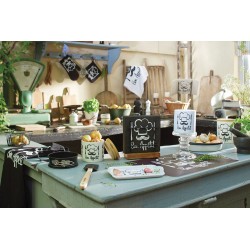 1 Pakje Papieren Lunch Servetten - Chef black - Ambiente