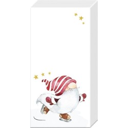 1 Pack paper handkerchiefs  - Niels  - Christmas - Gnome - IHR