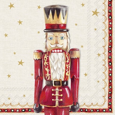 1 Pack paper lunch napkins - Nutcracker figure - IHR - Christmas - nutcracker