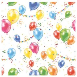 1 pack paper lunch napkins - Balloons - Birthday
