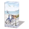 1 Pakje papieren zakdoeken - Bike at the beach - Ambiente