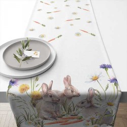 Cotton table runner - Carrot treats - Ambiente