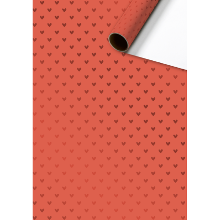 Wrapping Paper Paper - Hearts - 70x150 cm