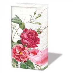 paper handkerchiefs - Amber - Ambiente - Flowers - Roses