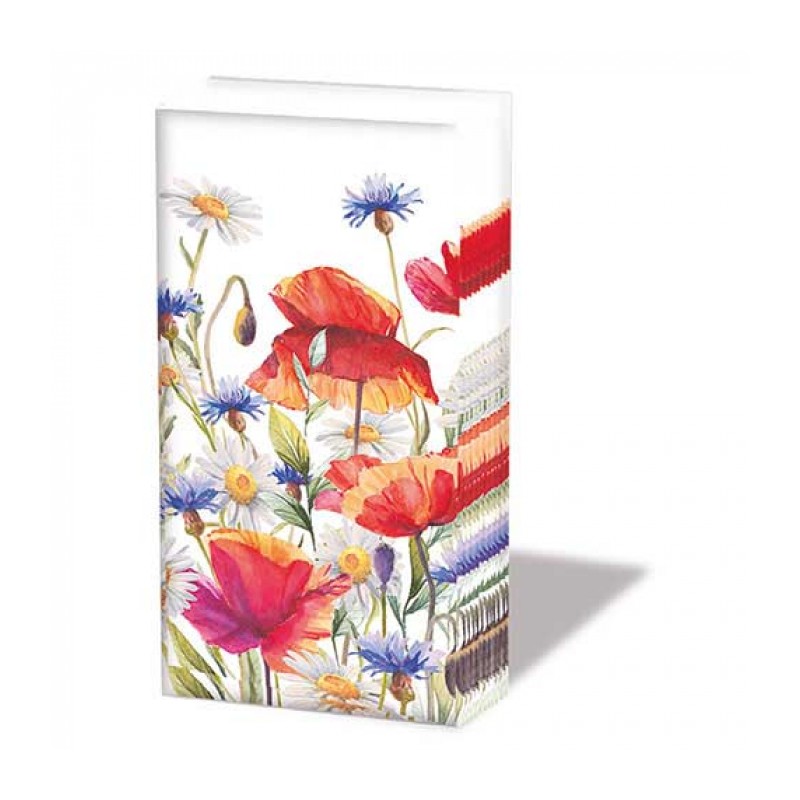 papieren zakdoeken - Poppies and cornflowers - Ambiente papieren zakdoeken - Poppies and cornflowers - Ambiente