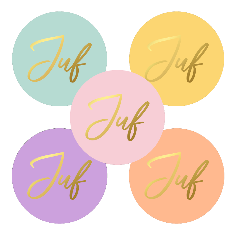 250 Stickers - Teacher - 5 colors