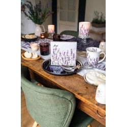 1 Pack Paper Lunch Napkins - Lavender Shades Lila - Ambiente