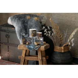 1 Pakje papieren zakdoeken - Luxury Leaves Black - Ambiente