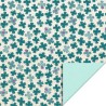 cadeaupapier 70cm breed - Luck - Mint - klaver vier