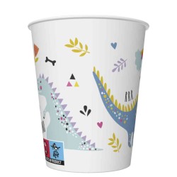 Paper cups - Funny Dinosaurs - Daisy