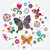 Paper plates - Stained Glass Butterfly