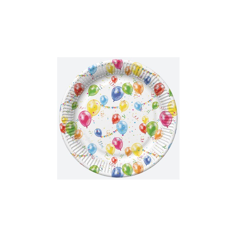 Papieren bordjes - Balloons Papieren bordjes - Balloons