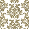 Maki - paper lunch napkins - White & gold Wallpaper