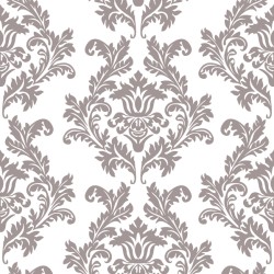 Maki - lunch napkins - White & silver Wallpaper