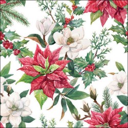 paper lunch napkins - Christmas florals - Ambiente - Christmas - Winter