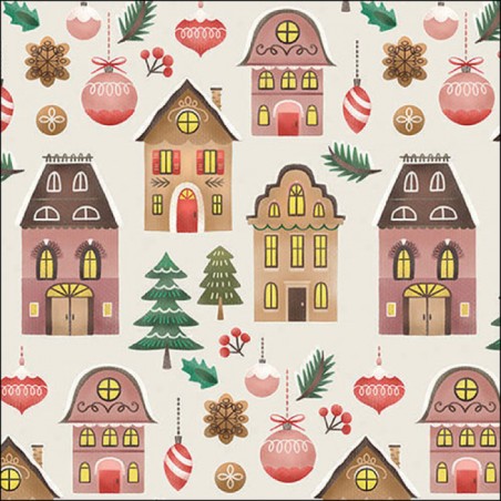 paper lunch napkins - Christmas at home cream - Ambiente - Christmas - Canal house
