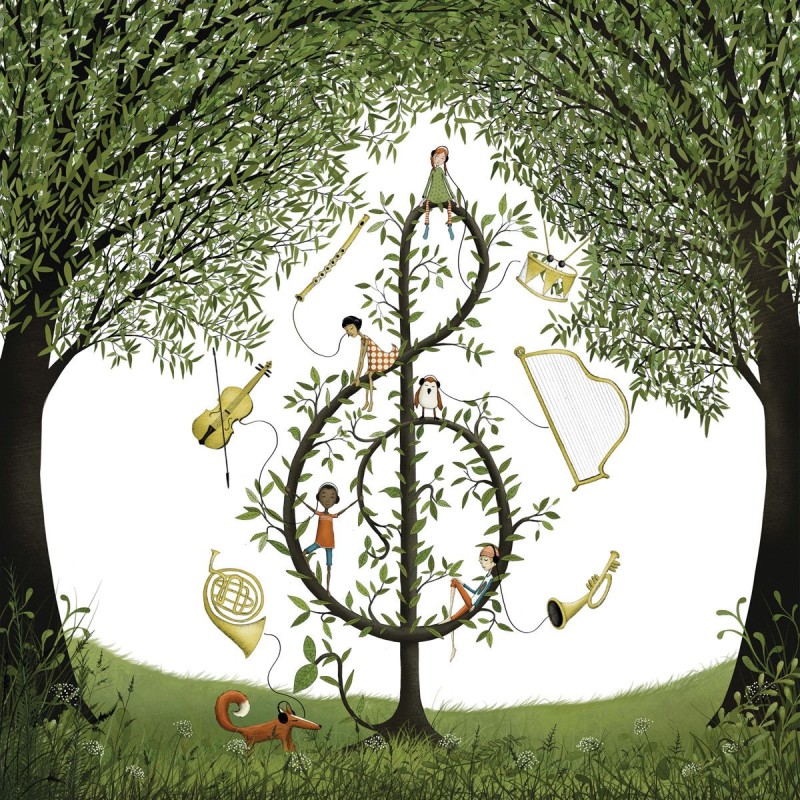 paper lunch napkins - Music was my first love - PPD - Music - G clef - Tree - Musical instruments - Forest paper lunch napkins - Music was my first love - PPD - Music - G clef - Tree - Musical instruments - Forest