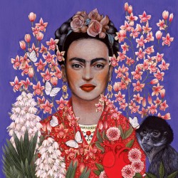 1 Pack paper lunch napkins - Desperada - Frida Kahlo - PPD