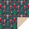 HOP - cadeaupapier 70cm breed - X-mas - Nutcracker - Nude