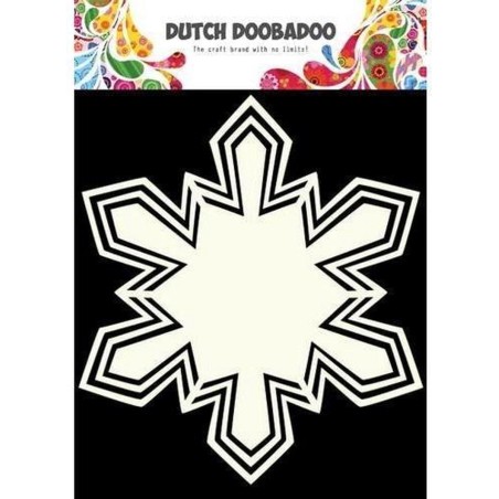 Dutch Doobadoo - Dutch Shape Art Snowstar A4