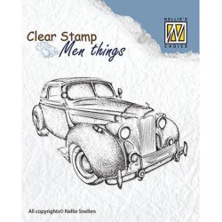 Nellie Snellen - Clear Stamp - Men Things - Oldtimer