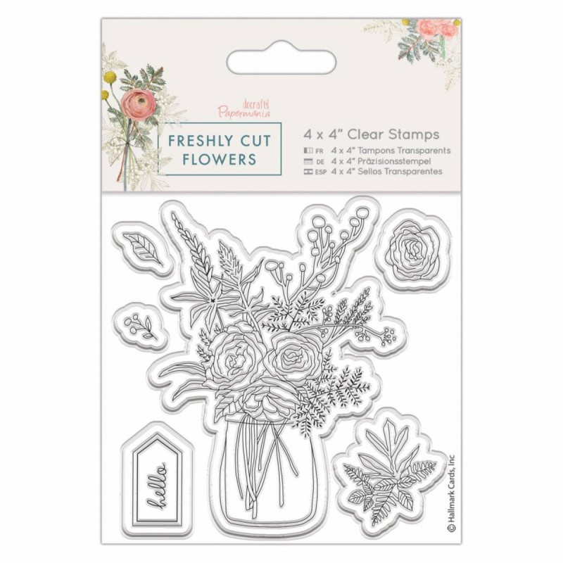 Clear Stamps - Do Crafts - Freshly Cut Flowers Clear Stamps - Do Crafts - Freshly Cut Flowers