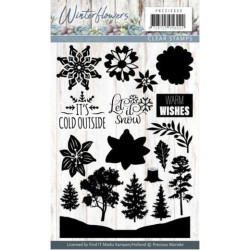 Clearstamp - Precious Marieke - Winter Flowers