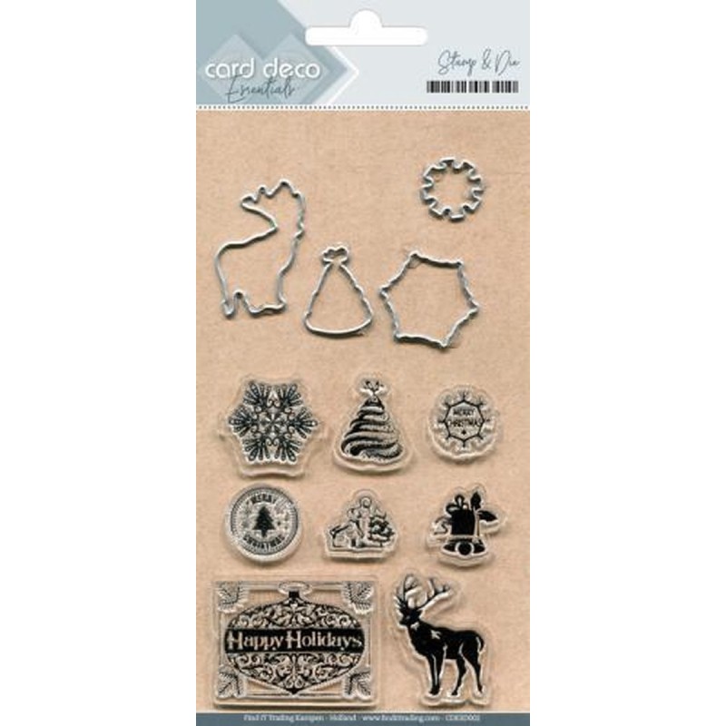 Clearstamp - Cutting Die - Card deco - CDESD002
