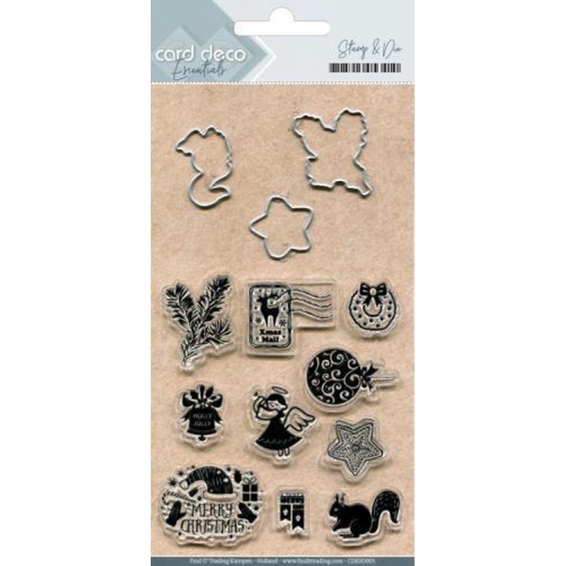 Clearstamp - Cutting Die - Card deco - CDESD003