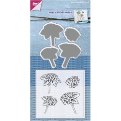Clear Stamps - Cutting stencil - Joycraft - Mery's Hydrangeas